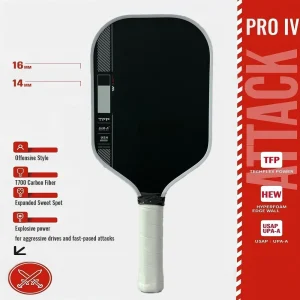 PER-Pro IV Pickleball Paddle OEM Gen 4 TFP Foam Core T700 Carbon Fiber